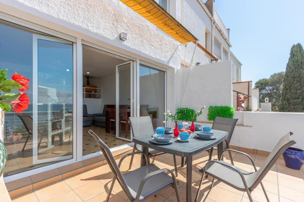 Merce 30-Amplia Casa De Vacaciones Con Vistas Al Mar Roses Exterior foto